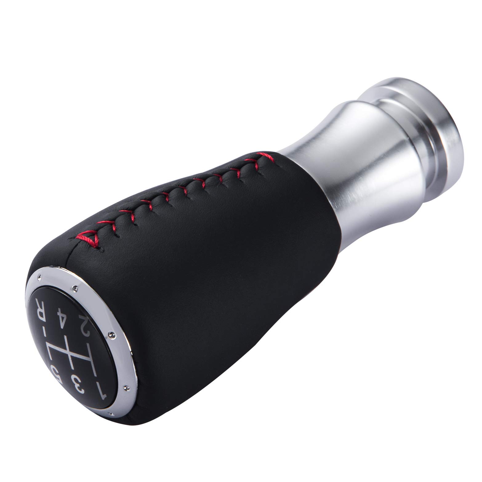 

Arenbel 5 Speed PU Shifter Head Gear Shift Stick Shift Lever Knob Manual Car Universal Black Red красный