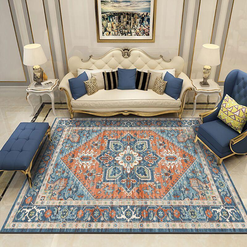 Light Color Retro Carpets for Living Room Original Kids Bedroom Carpets Large Size Entrance Rugs Room Decor Table Floor Mats