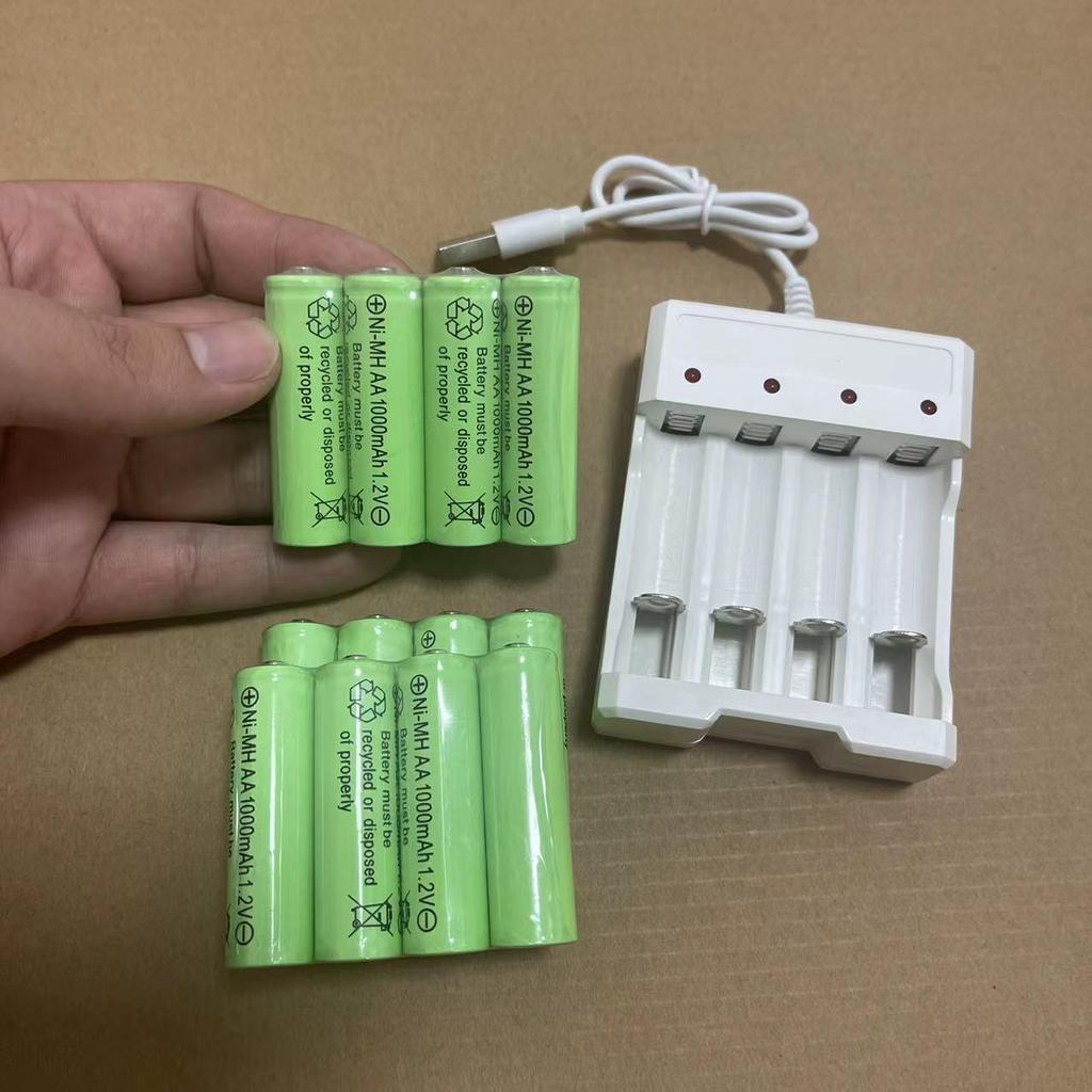 Rechargeable Nickel-Cadmium and NiMH Battery Set - No. 5 & No. 7 Large Capacity Batteries, Spot Delivery