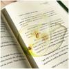 1pc Delicate Transparent Acrylic Simulation Apple Bookmark Reading Mark Student Gift Premium Feeling Cute Grape Tomato Bookmarks