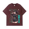 275 GSM Washed T-shirts 100% Cotton Kaiju No 8 V16 Mina Print Unisex Heavy Cotton T Shirt