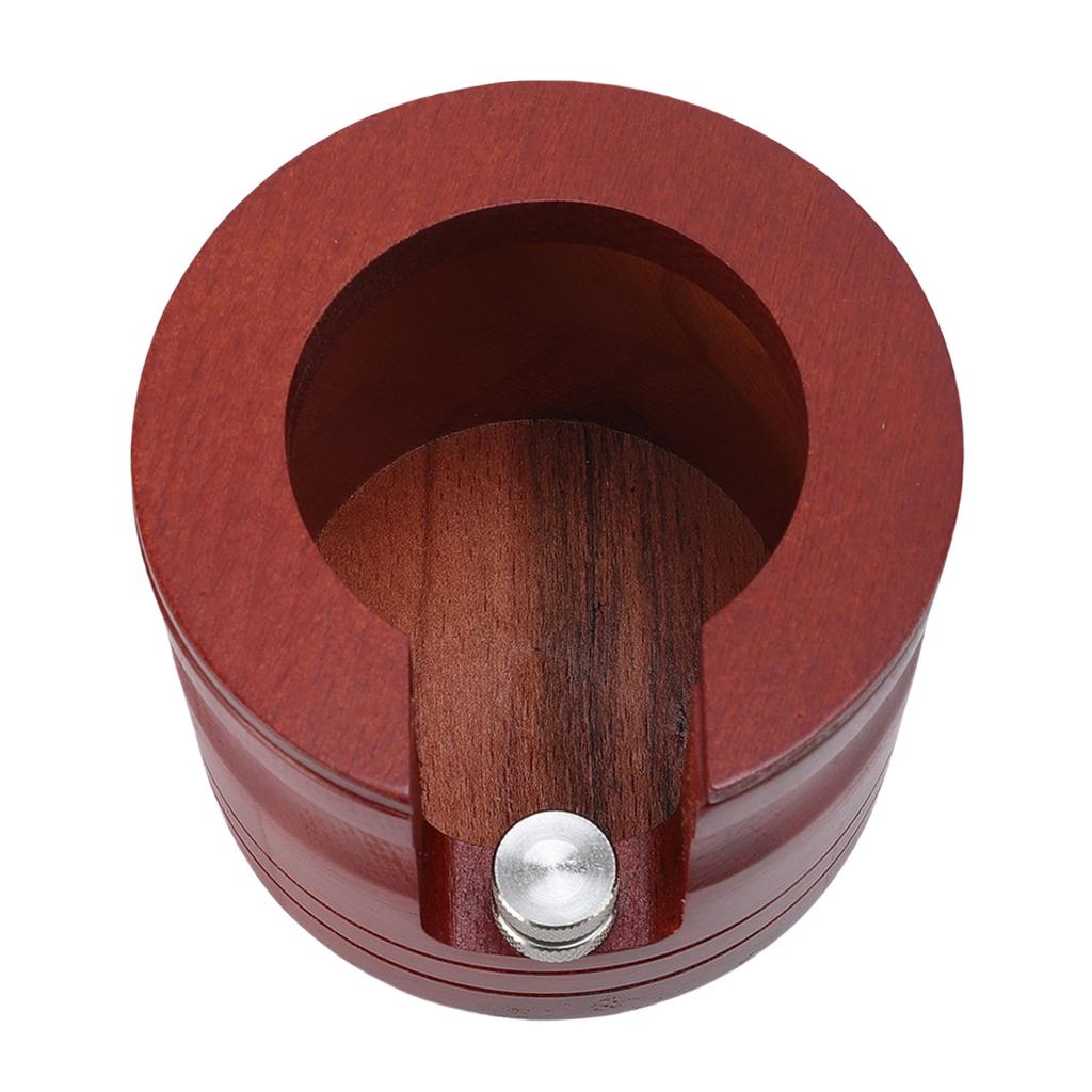 Coffee Portafilter Holder Solid Wood Height Adjustable Tamping Station for 51mm 54mm 58mm Portafilter