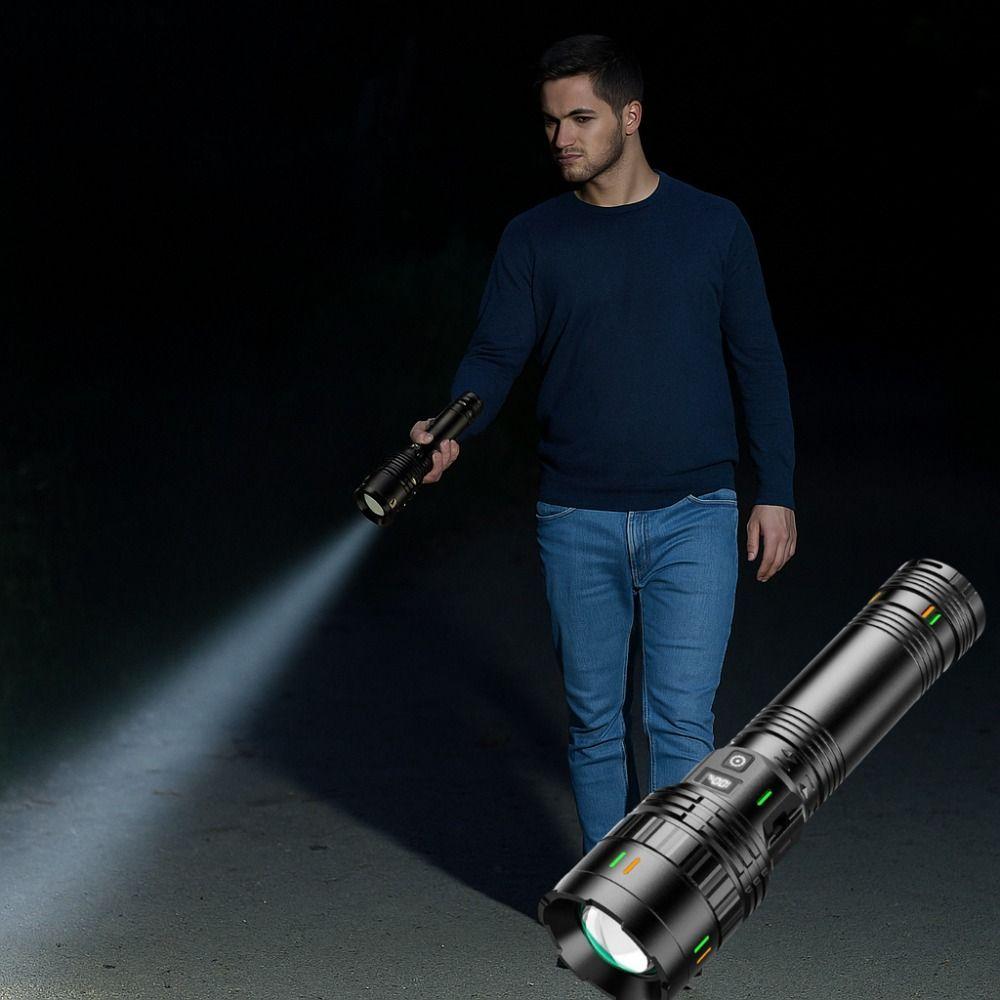 Rechargeable Strong Light Flashlight Super Bright Portable Flashlight LED Flashlight  Household