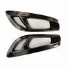 For Hyundai Genesis Coupe 2008-2012 Carbon Fiber Front Bumper Side Air Vent Intake Frame Grill Fog Light Lamp Cover Hood Grille