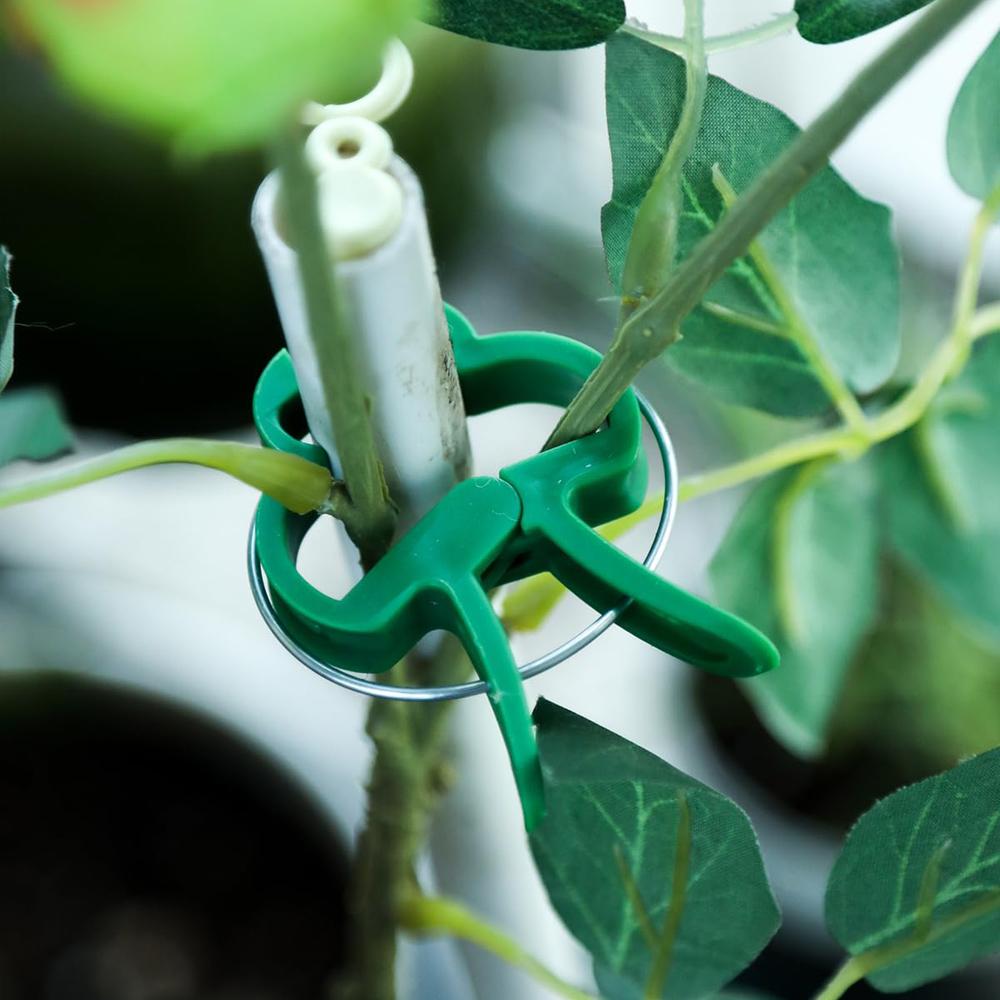 20/100pcs Reusable Greenhouse Bracket Plant Fixed Clips Fixing Climbing Tomatoes Cucumber Climbing Plants Stems Fastener Support
