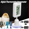 Reptile Thermometer Hygrometer 360 Degree Rotation Digital Aquarium Hygro-Therm Pets Terrarium Humidity Meter with Suction Cup