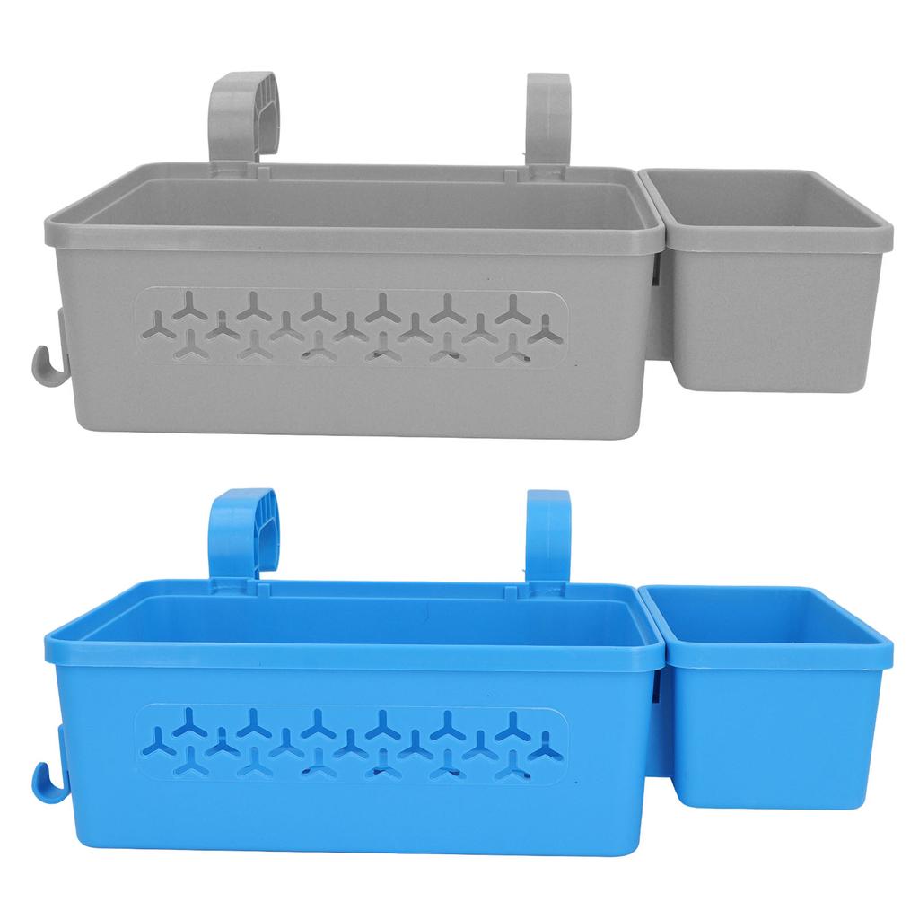 Poolside Storage Basket Thickened Swimming Pool Hanging Basket with Cup Holder for 2.3in Or Less Top