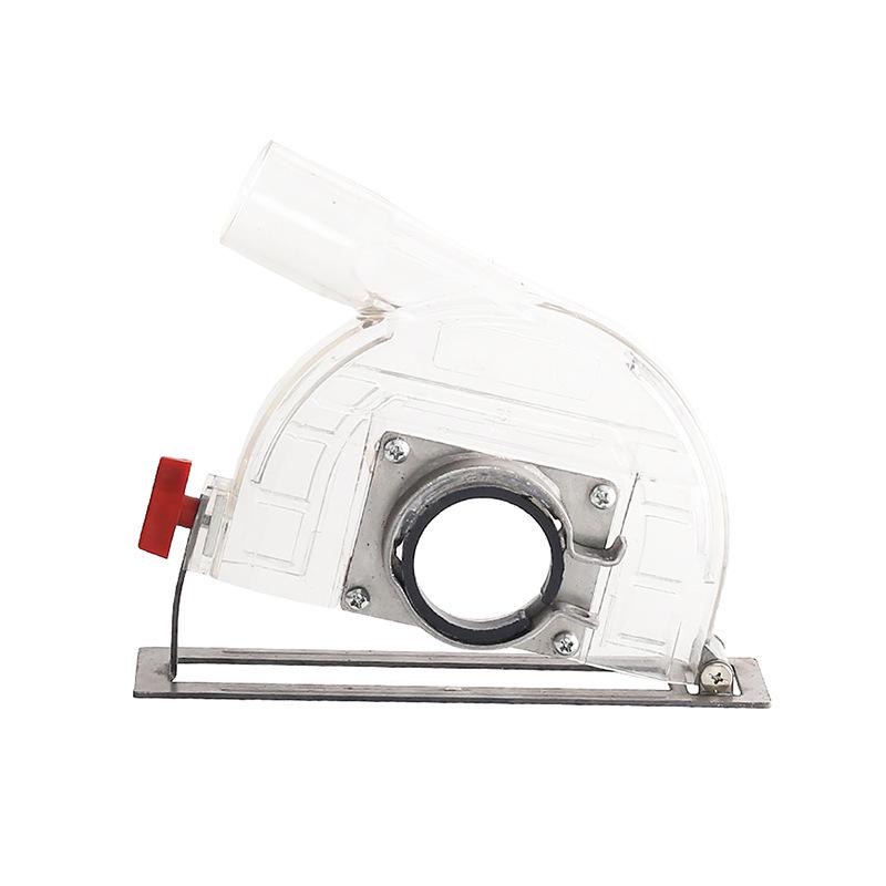 Industrial Angle Grinder Dust Collection Cover for 100/125 Polisher - Dustproof & Vacuum Compatible