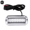 27LED 12V Bootsheckleuchte Unterwasser Ponton Marine Schiff Bootszubehör Licht Edelstahl Wasserdicht Marineleuchte IP68