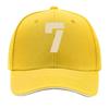 One Top Unisexs and Womens Same Style Number  Printed Spring and Summer Sunshade Net Hat Fashionable Sandwich Baseball Cap