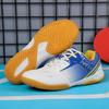 Zapatos Profesionales de Ping Pong para Hombres Mujeres Diseño Antideslizante Azul Negro Hombre Tenis de Mesa Práctica Gimnasio Zapatos Talla Grande