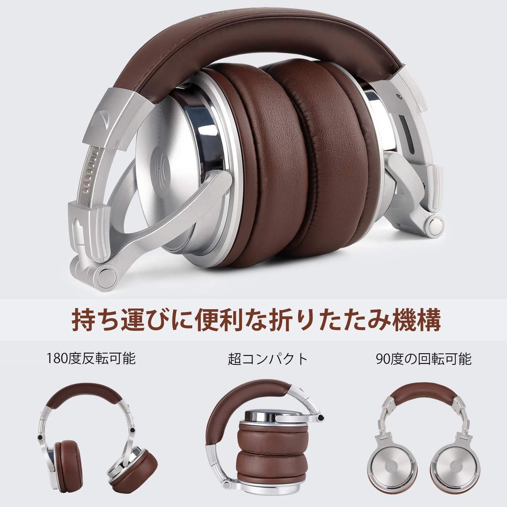 OneOdio Pro30 Kabelgebundene Kopfhörer, High-Resolution Audio Monitor-Kopfhörer, DJ-Kopfhörer für Studioaufnahmen, Instrumentenübung, Mixing, TV und