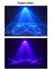 4-Eye Dynamic Full-Color Laser Light Bar for Stage and Private Room Lighting