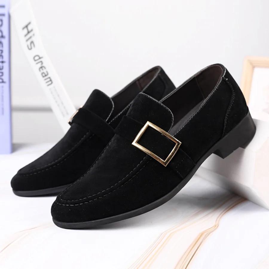 Mens Casual Business Shoes Loafers Men Dress Shoes Faux Suede Driving  Fashion Formal  for Men Sneakers2024
