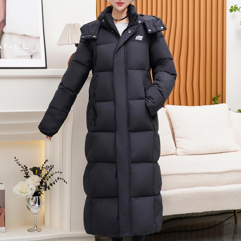 

Fashion Winter Woman X-Long Parkas Hooded Thick Warm Jacket Loose Women s Coats XL