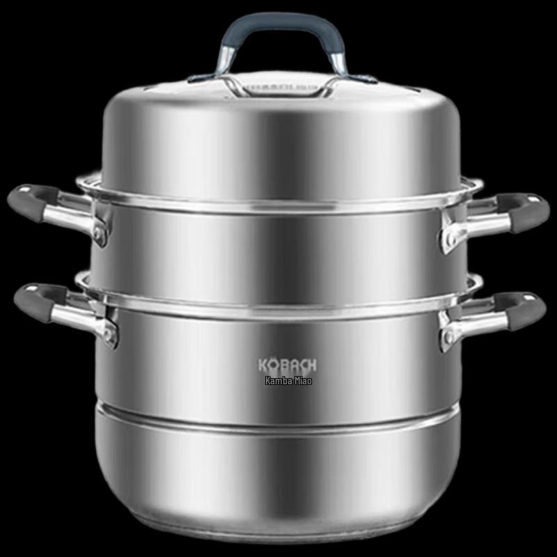 KOBACH KGO-Z28S 28cm 3-Layer Stainless Steel Steamer