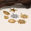 MamacitaSlay 316L Stainless Steel Threaded Sun Starfish Charms Earrings Necklace Bracelet DIY Pendant Waterproof Jewelry Gifts