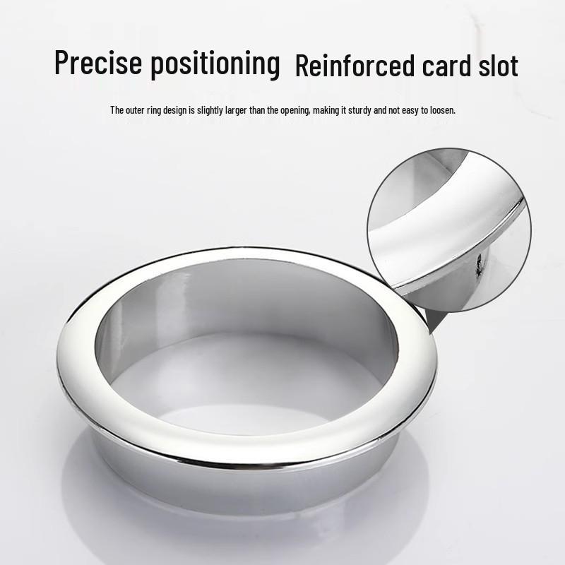 Cable Management Desk Grommet - Decorative Cover and Ring for Computer Furniture