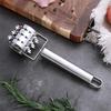 Stainless Steel Meat Loosener Kitchen Supplies Pork Beef Chicken Hammer Rolling Tenderizer Roller Head Household Tool