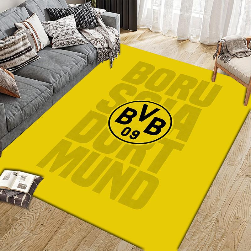BVB Flannel Printed Carpet, Home Sofa Decoration for Living Room & Bedroom, Non‑Slip Play Flannel Floor Mat for Game Room