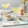 1pc DIY Harz Epoxy Form Wein Flasche Wein Glas Tablett Halter Silikon Form