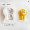 Jungle Safari Animal Silicone Fondant Mold Bear Lion Giraffe Rabbit Panda Cake Decorating Mould For Birhtday Party Baby Shower