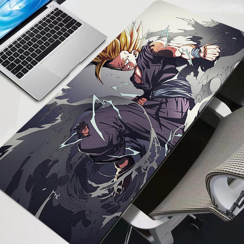 Mouse mat Gaming Keyboard Rug Laptop Japan Cool Anime Mouse Pad XXL Black DBZ Dragon Ball Z Desk Mat PC Gamer Carpet Mousepad