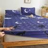 1pc Quilted Fitted Sheet Bed Mattress Cover With Elastic Band Antislip Bed Sheet Thicken Bedspread Linens Protector Cover