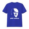 PHIL COLLINS T-shirt con Artwork vintage Lavata Comoda Alla Moda Leggermente Scollata Per L'Uso Quotidiano abbigliamento firmato moda grafica
