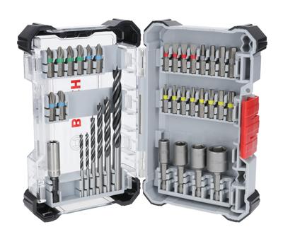 BOSCH Driver Bit Woodworking Drill Set 35-piece &