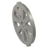 55MM Edelstahl-Mahlplatte, Glattes Kantendesign, Lebensmittelechtes Material, Geeignet für Haushaltsfleischwölfe