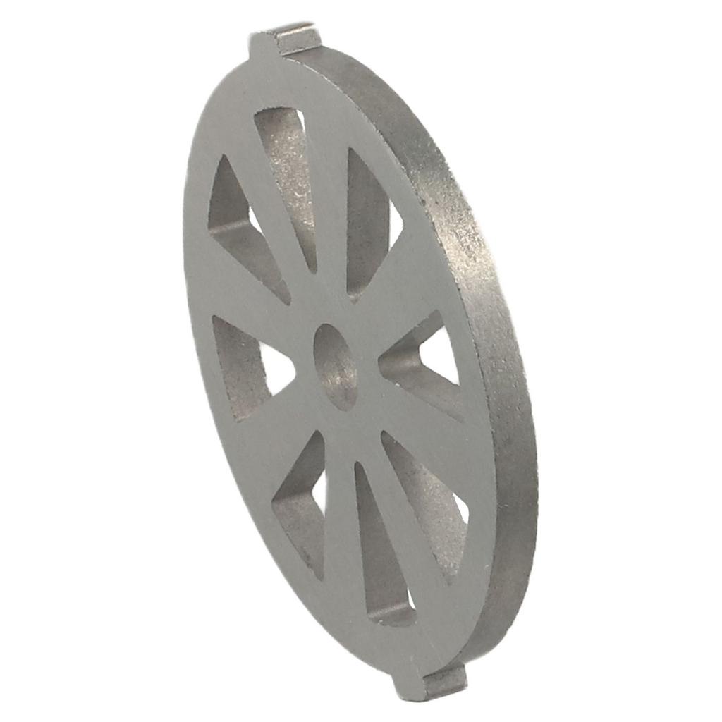 55MM Edelstahl-Mahlplatte, Glattes Kantendesign, Lebensmittelechtes Material, Geeignet für Haushaltsfleischwölfe