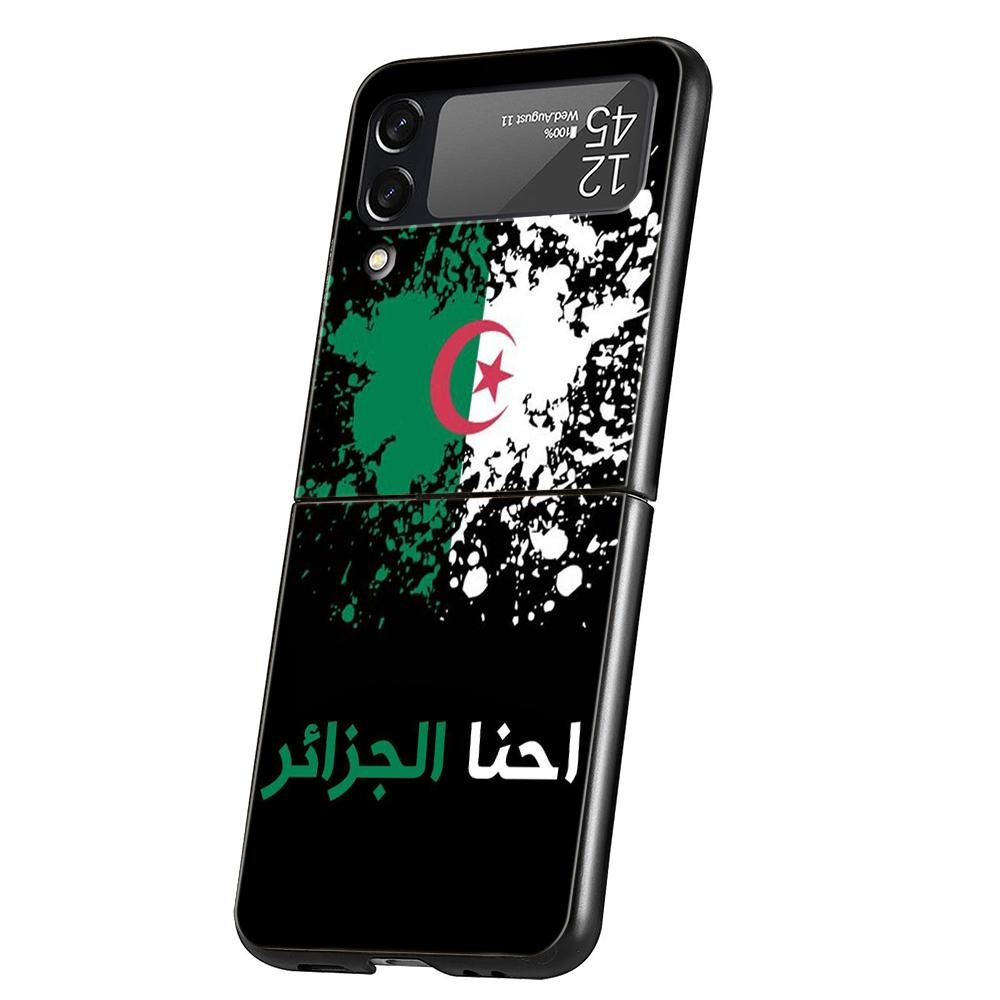 

Hard PC Phone Case For Samsung Galaxy Z Flip 6 5 4 Black Cover For Galaxy Z Flip 3 Foldable Shockproof Capas Algeria Passport Z Flip 4