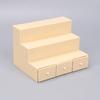 Dollhouse Bookshelf Storage Cabinet Miniature Closet Book Table Shelf Model Diy Toys