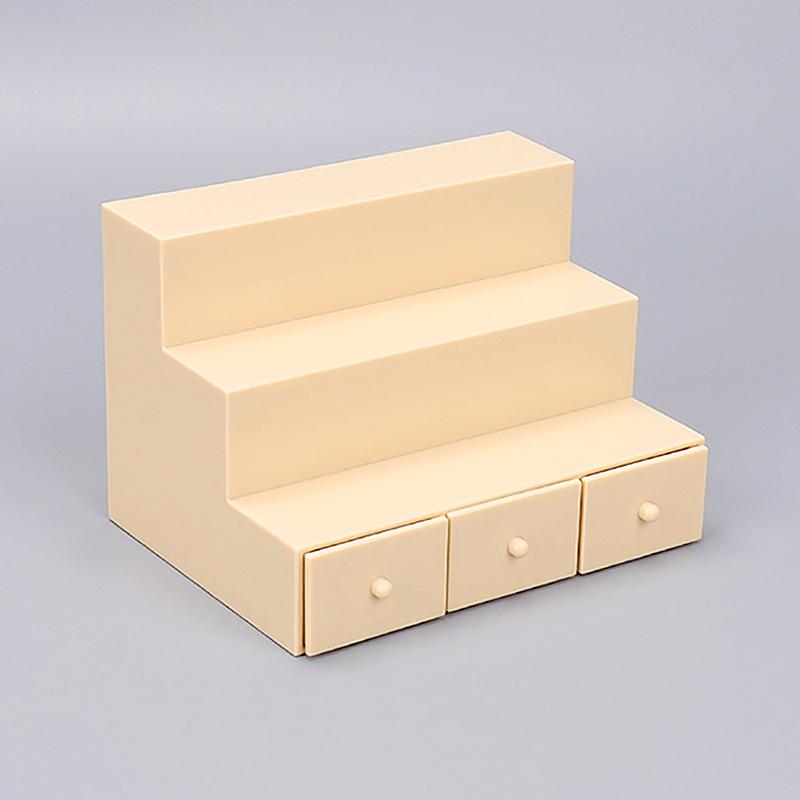 Dollhouse Bookshelf Storage Cabinet Miniature Closet Book Table Shelf Model Diy Toys