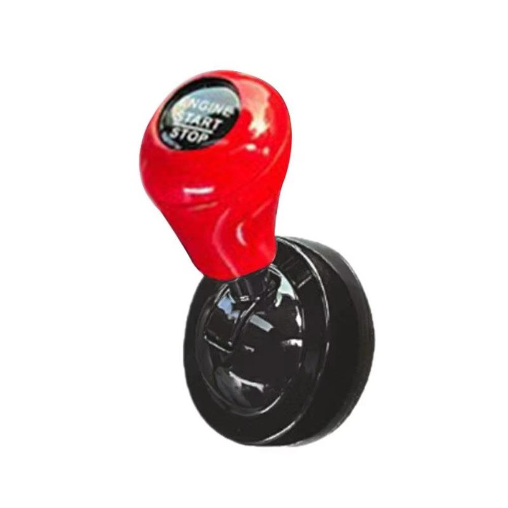 Retro Joystick Decoration Push-to-start Rocker Push Lever Start Button Cover  Car Gift красный