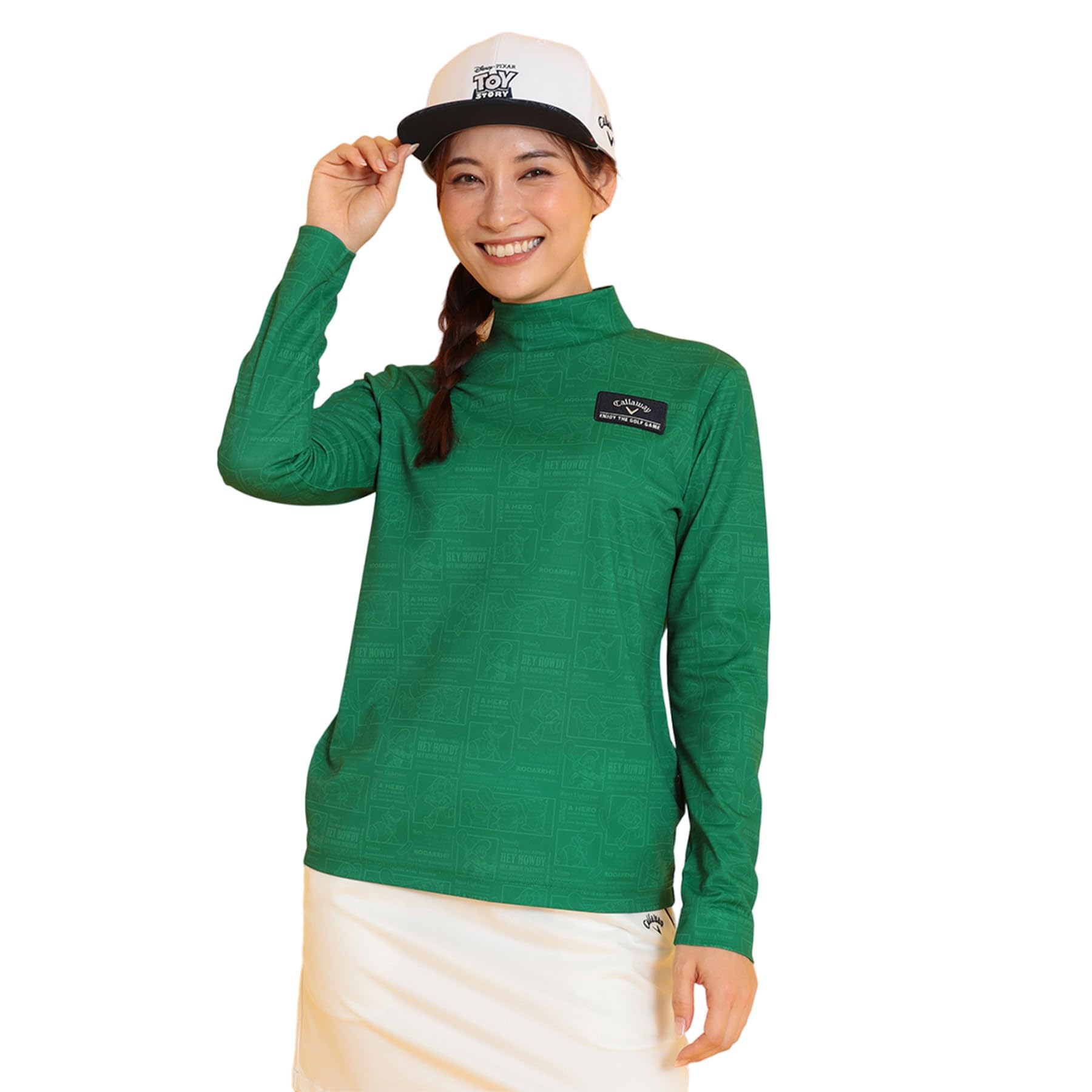 

Футболка с длинным рукавом и воротником-стойкой STORY Quick Golf C24233232 [Callaway] Женская [Коллаборация TOY] (Влагоотводящий, Сохнущий) / / 1140_Зеленый