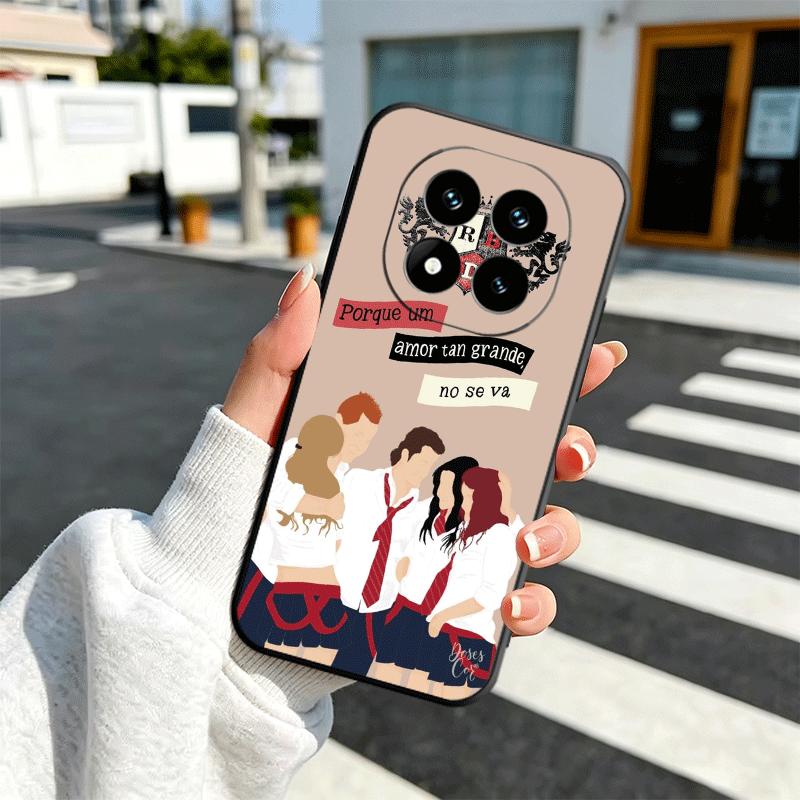 F-Fashion RBD R-Rebelde Soft Phone Case for Xiaomi Redmi Note 12 13 14 15 Pro Plus 11 12S 11S 11T 10 4G Black Cover Back Shell
