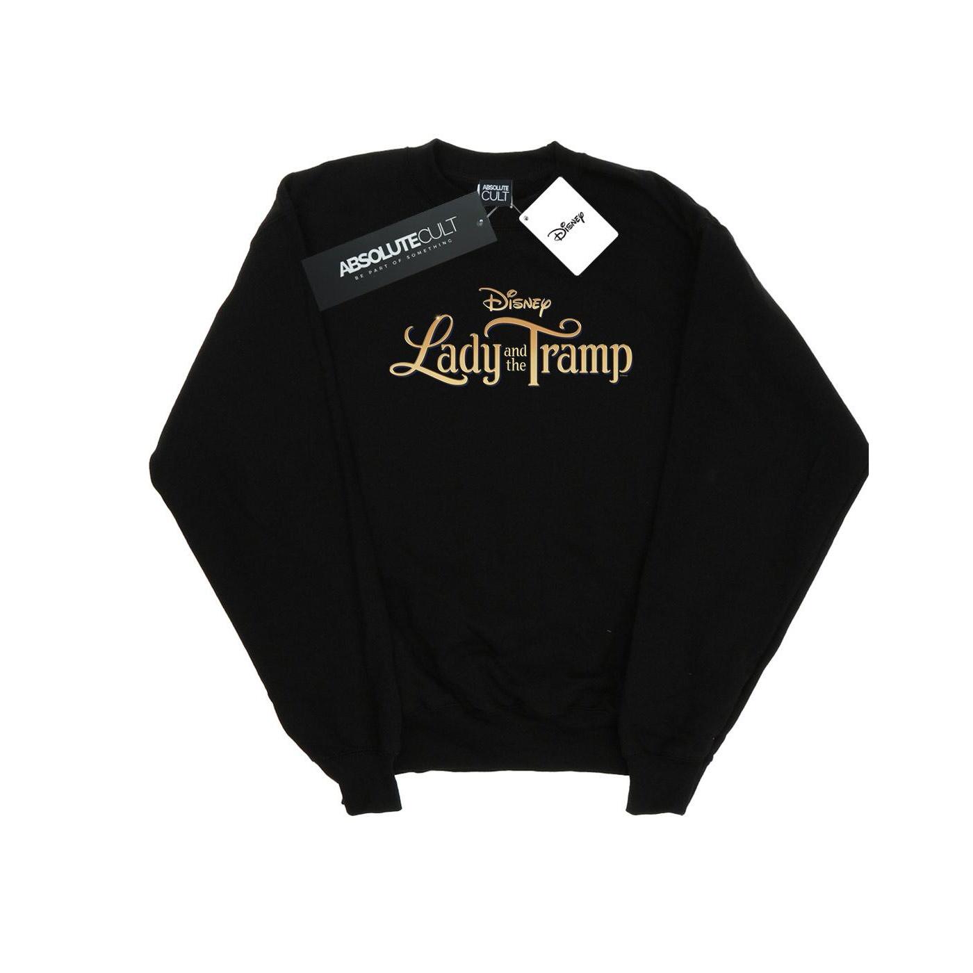 Sweat Femme Lady And The Tramp - Gris - Taille 8 - Logo - Coton