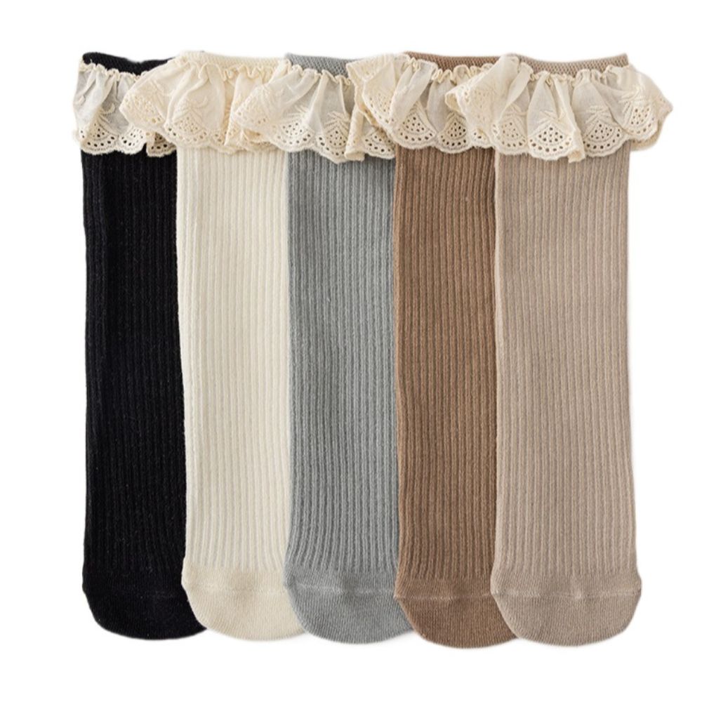 Lace Stuff Princess Stockings Soft Long Socks Leg Warmers Calf Socks