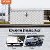 Underbody Truck Box, 36"×24"×24" Pickup Storage Box, Heavy Duty Aluminum Diamond Plate Tool Box with Lock and Keys, Waterproof Trailer Storage Box
