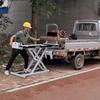 Ximulei Portable Electric Hydraulic Forklift Hand Truck and Loading Cart