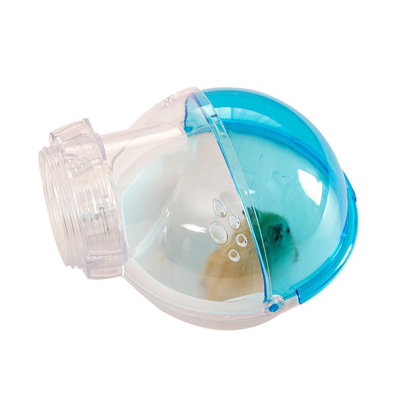 Hamster Sand Bath House Small Animal Toilet Box Portable Cage Enclosure Pet Grooming Supplies with Removable Lid