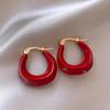 Vintage Luxe Anke La Red 925 Silver Earrings Zircon Studs Minimalist Elegant Fashion Jewelry For Women