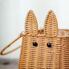 New Portable Imitation Rattan Woven Basket Handwoven 5 Styles Bread Fruit Tray Storage Basket Sundries Organizer