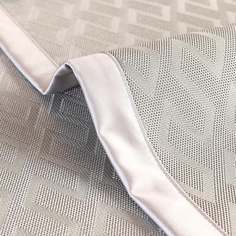 Hair Summer Ice Silk Sofa Cushion Summer Non-Slip Leather Light Luxury Mat Seat Cushion Rattan Mat Washed Ice Cushion