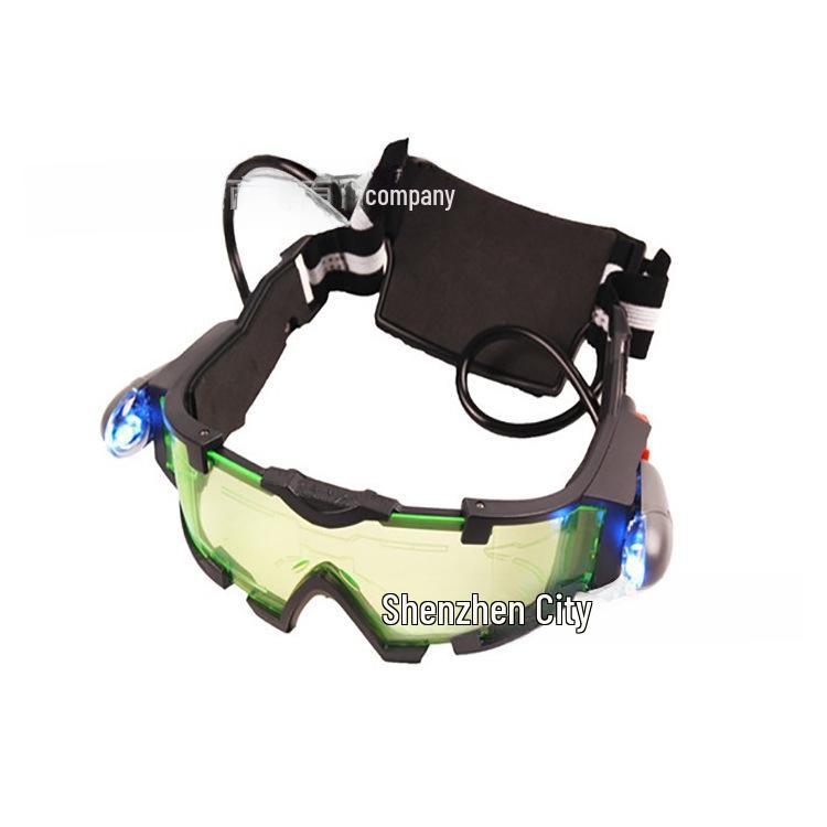 Kids' LED Luminous Disco Goggles: Vibrant, Bulletproof, Windproof, Night Vision Glasses for Outdoor Games