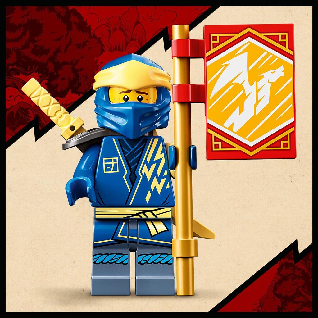 LEGO Ninjago Jay's Thunder Dragon EVO 71760 Toy Block Gift Dragon Ninja Boys Ages 6 and Up