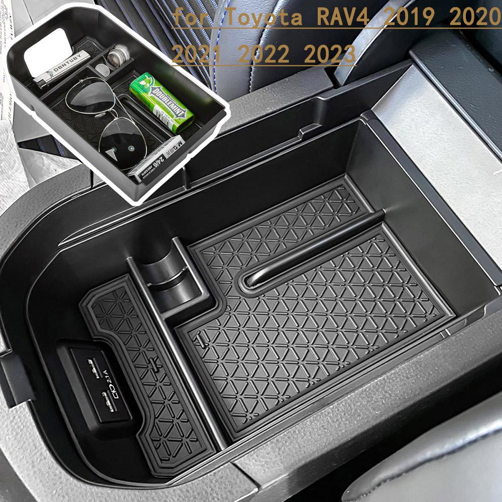 Center Console Organizer for Toyota RAV4 2019 2020 2025 2025 2025-2025 Car Interior Accessories Insert Tray Armrest Storage Box