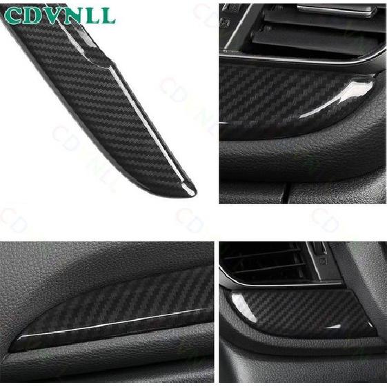 Central Console Dashboard Panel Strip For Honda CR-V 2017- ABS Carbon Fiber